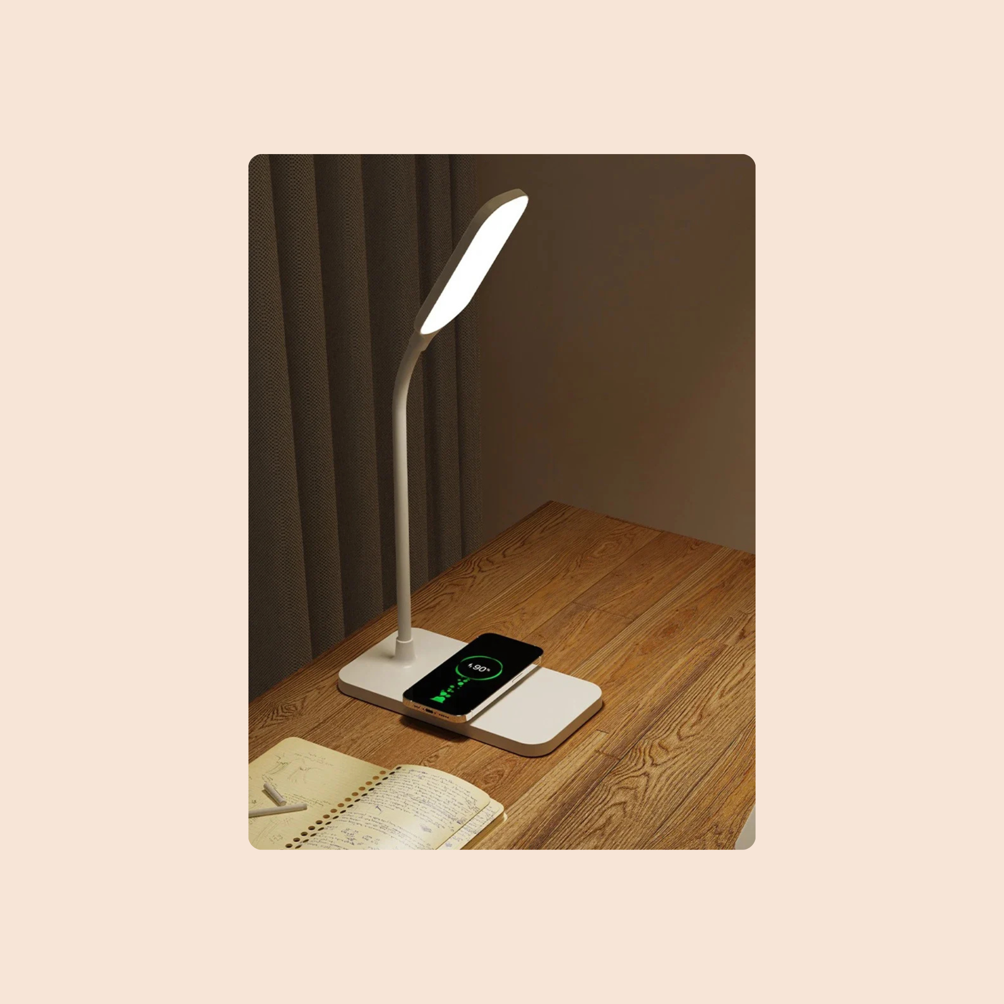 Oden Desk Lamp & Wireless Charger